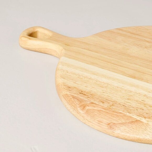 10" Round Wooden Paddle Serving Board - Hearth & Hand™ with Magnolia" " - Picture 2 of 2